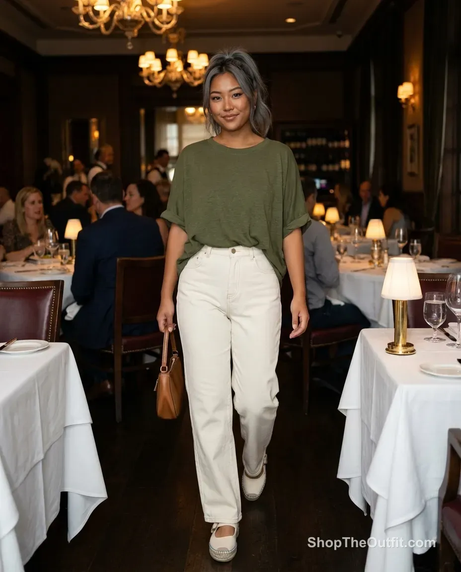 Boho Ivory Dream: Loose Fit & Espadrille Comfort