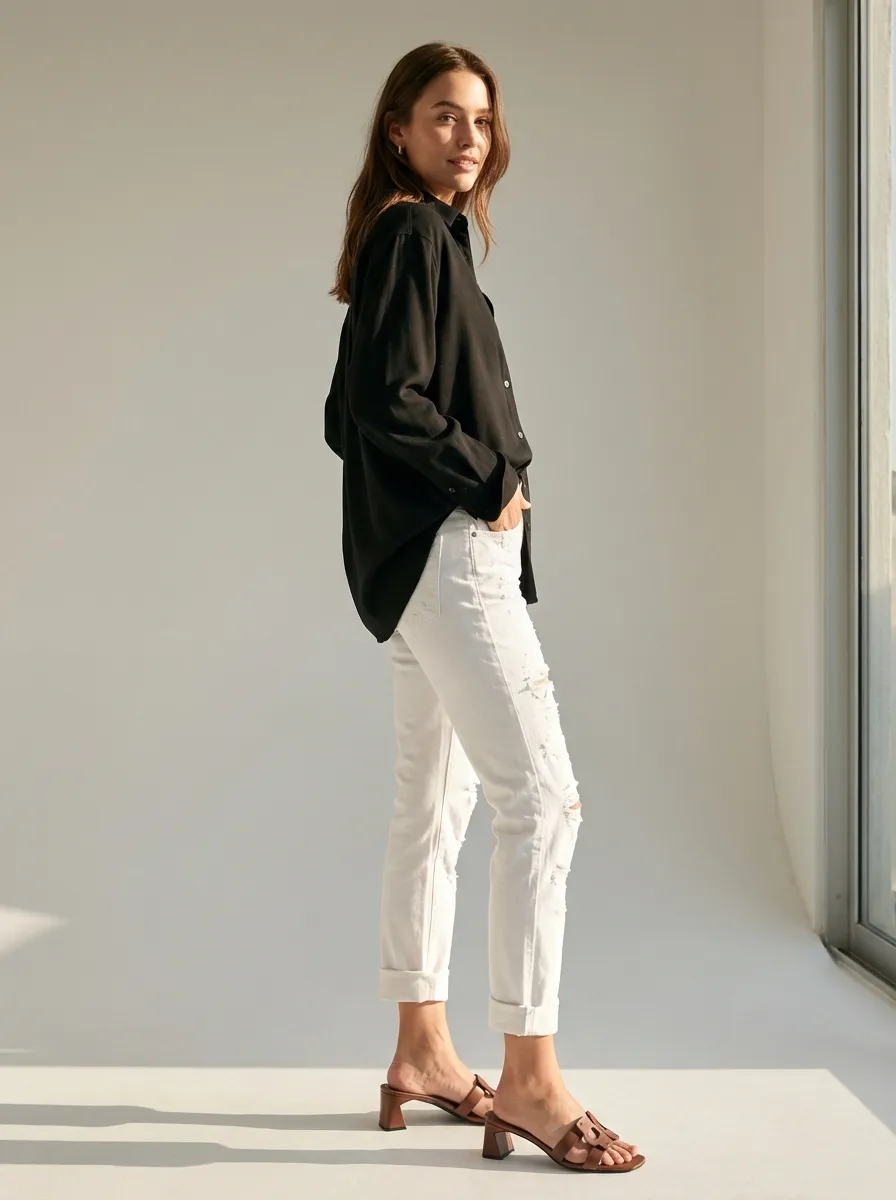 Sun-Kissed Denim Delight