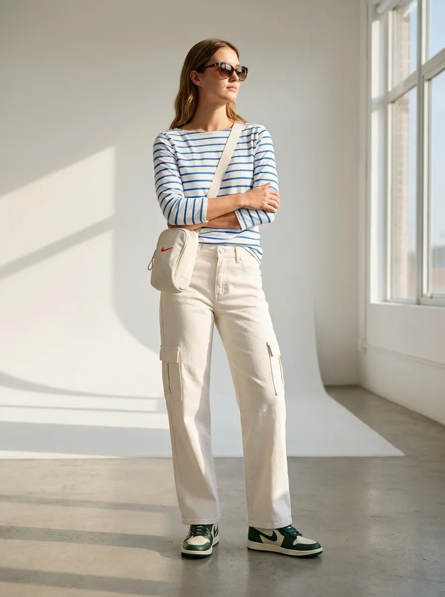 Crisp White Kicks: Elevated Casual