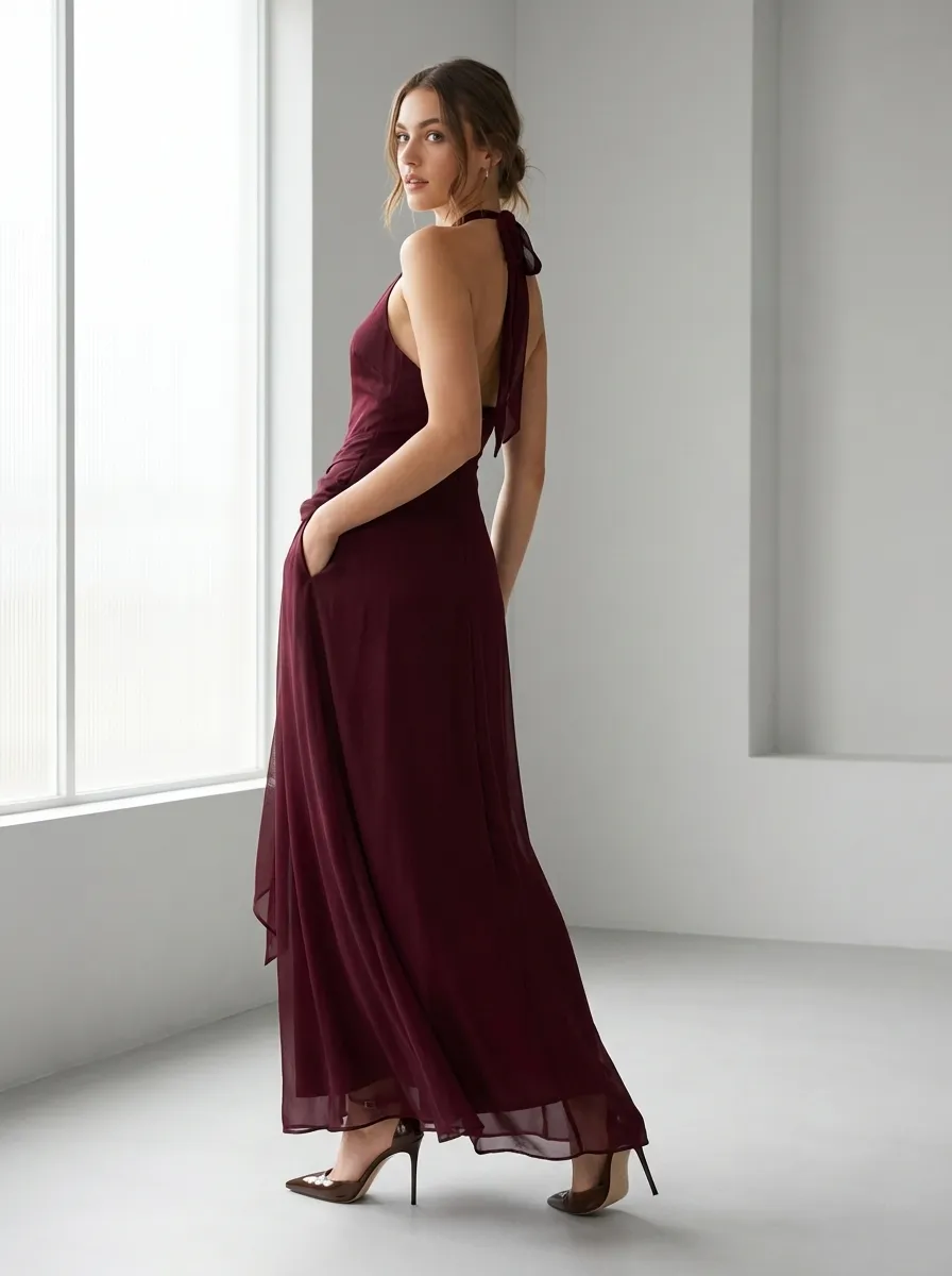 Silken Starlight Gown