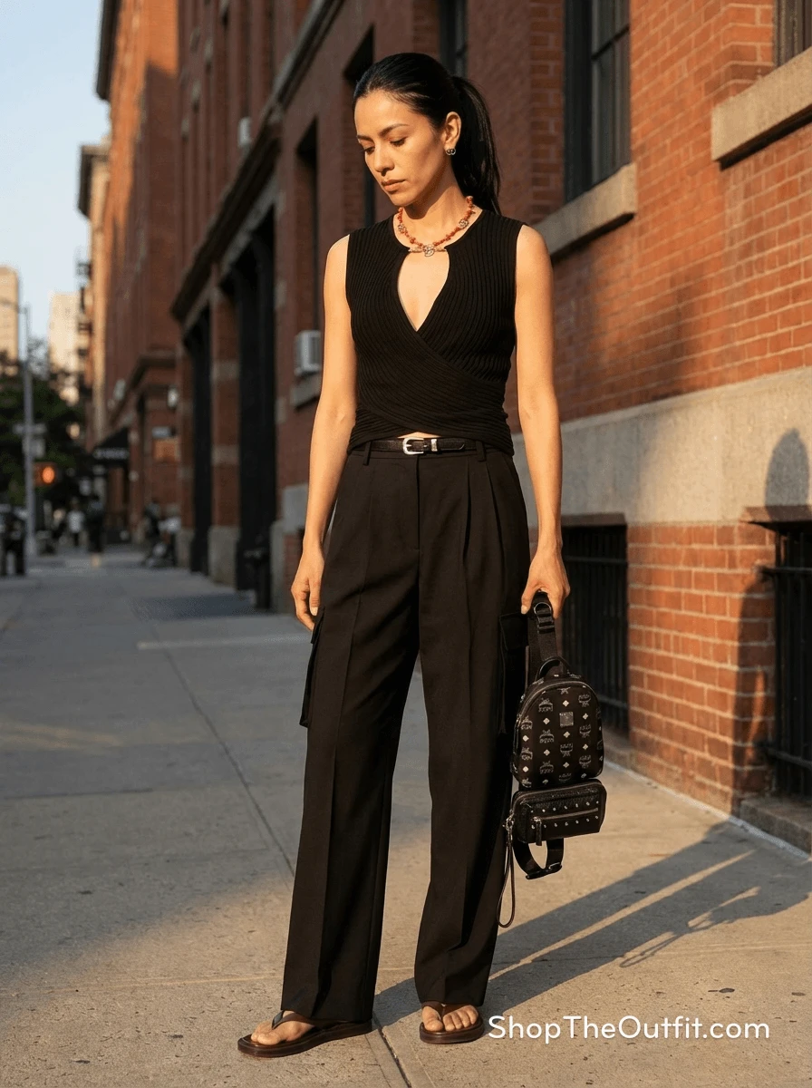 Mesh & Metal: Edgy Urban Explorer