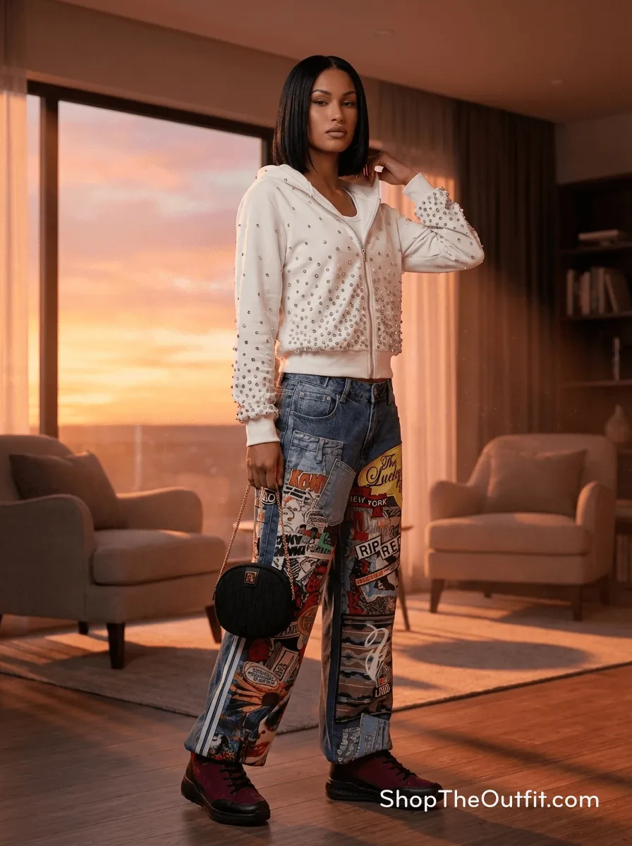 Rhinstone Remix Streetwear