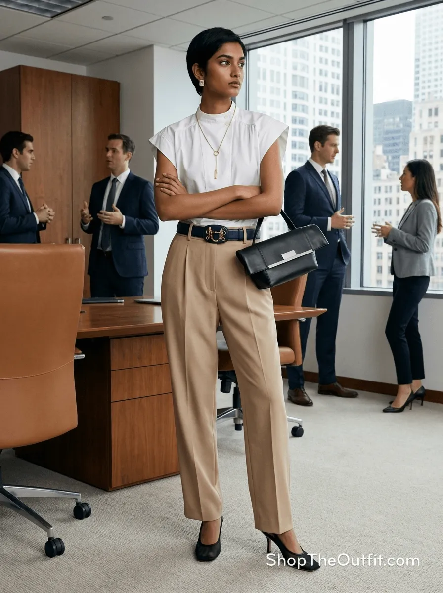 Gilded Ease: Luxury Casual Perfection