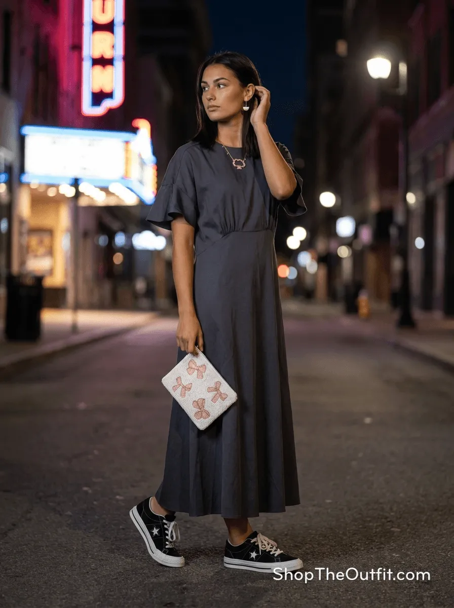 Gown Meets Grunge: Eclectic Evening